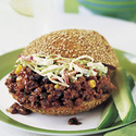 Chipotle Sloppy Joes with Crunchy Coleslaw