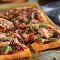 Pork Tenderloin and Sausage Flatbread