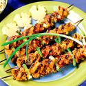 Ginger Chicken Kebabs